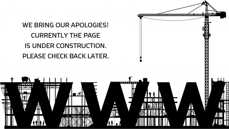 We bring our apologies! Currently the page is under construction. Please check back later.